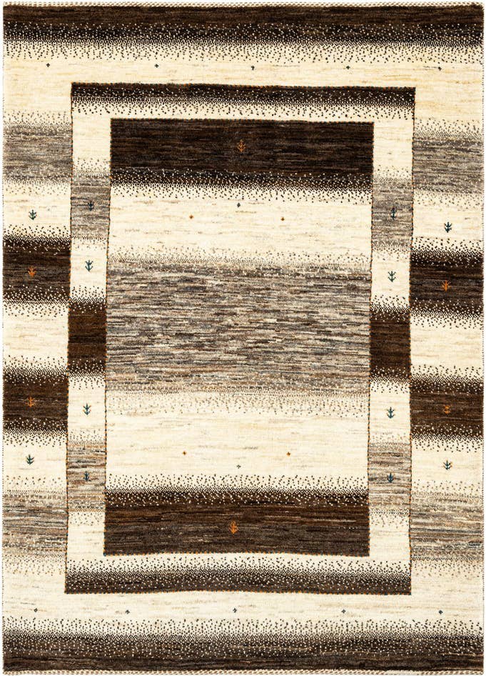 Detail image of 3' 10 x 5' 3 Hand Knotted Kashkuli Rug