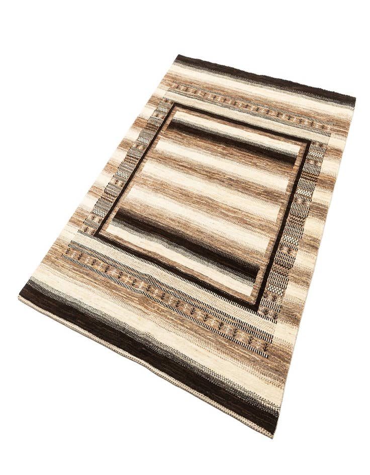 Detail image of 5' x 6' 10 Hand Knotted Kashkuli Rug