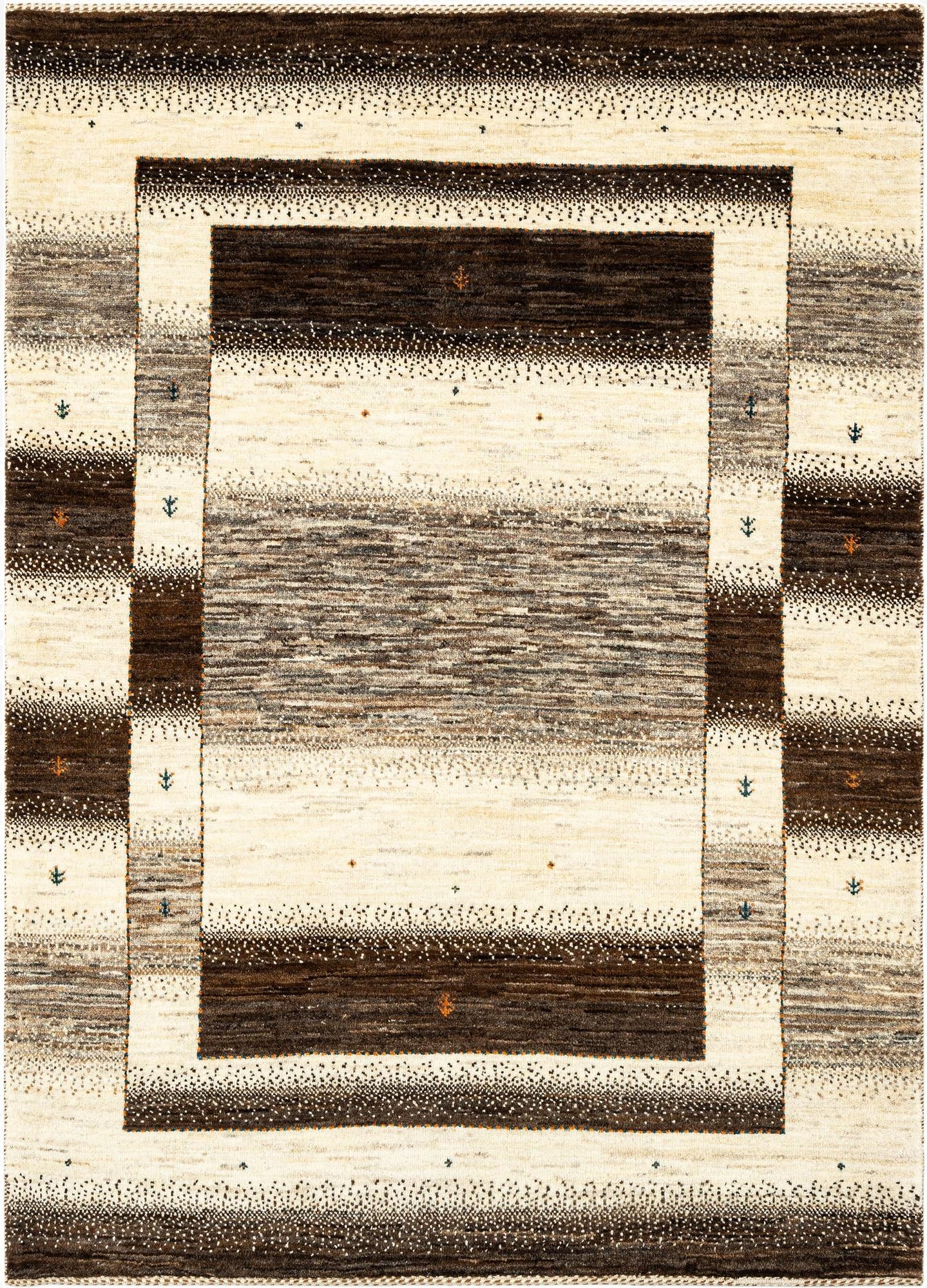 3' 10 x 5' 3  Hand Knotted Kashkuli Rug