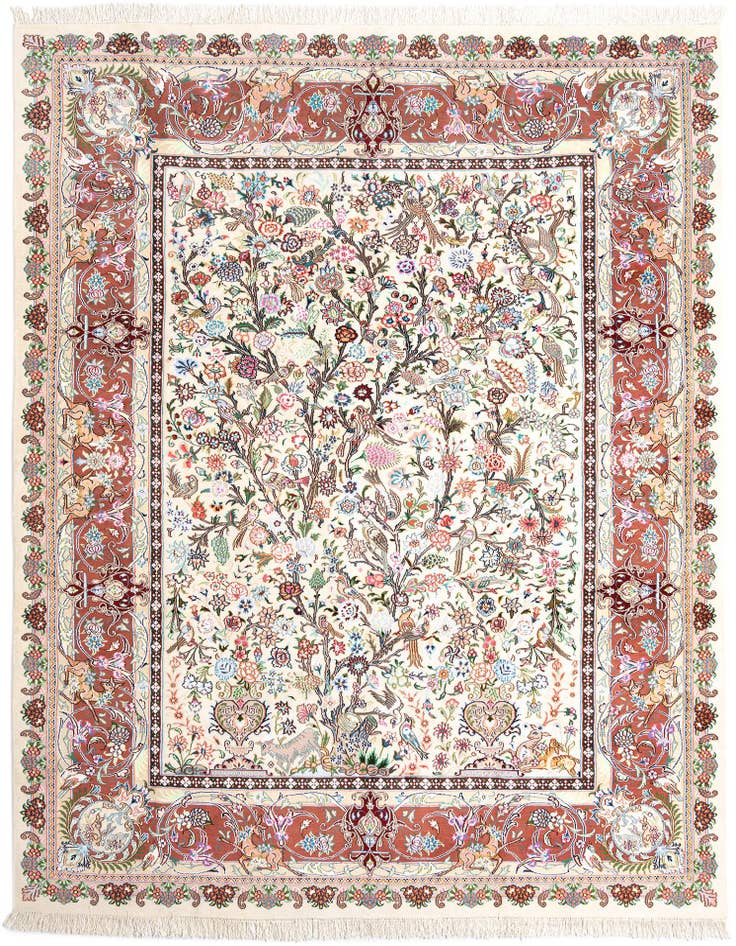 Detail image of 9' 6 x 12' 10 Kashmar Wool Rug