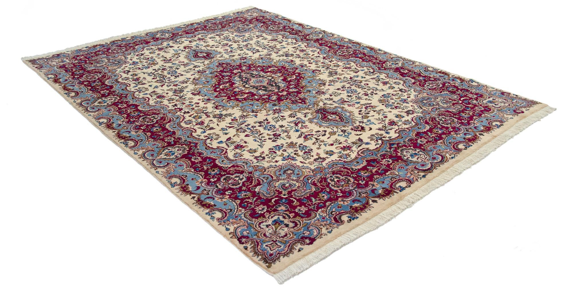 8' 3 x 11' 7 Hand Knotted Kashmar Persian Wool Rug