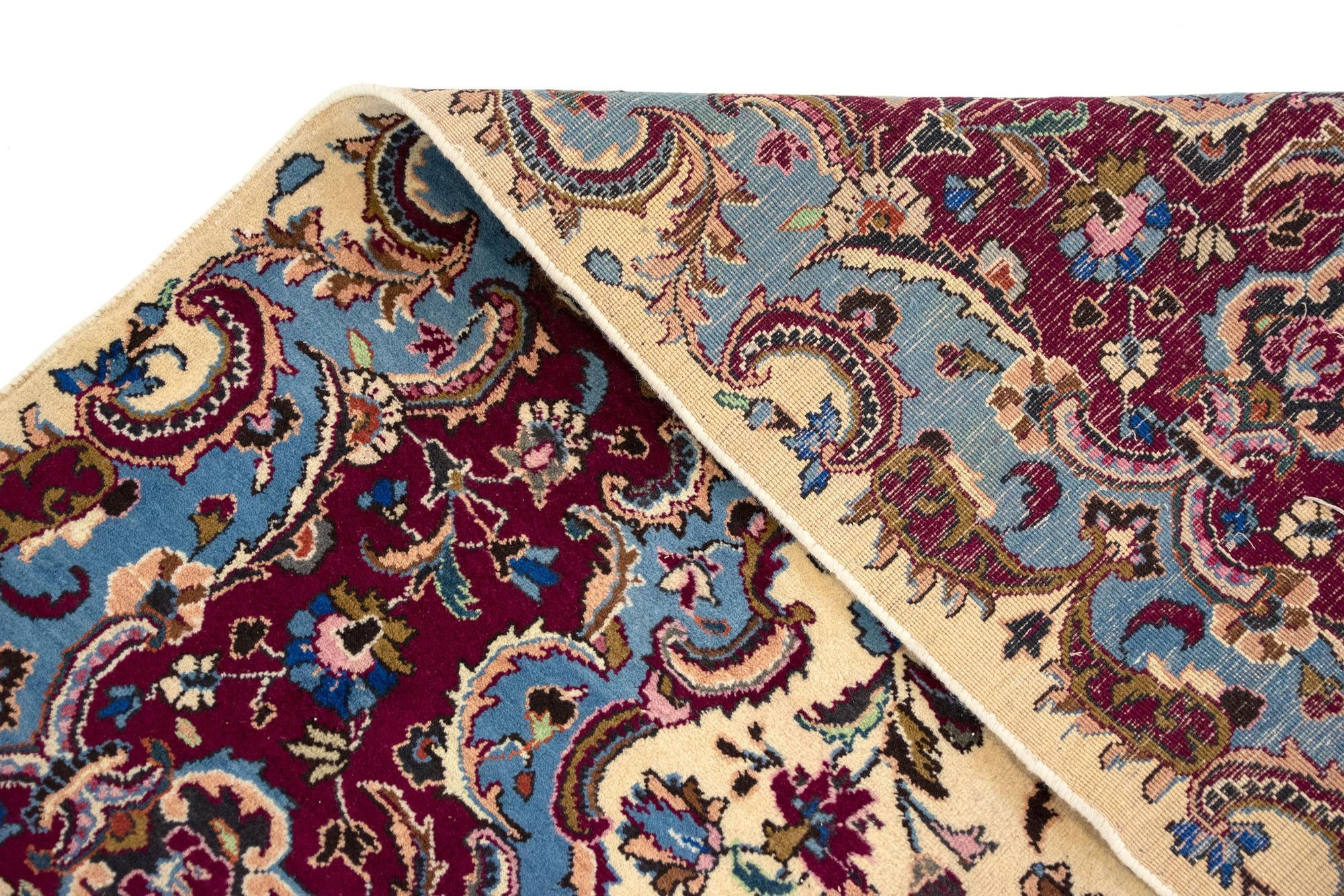 8' 3 x 11' 7 Hand Knotted Kashmar Persian Wool Rug