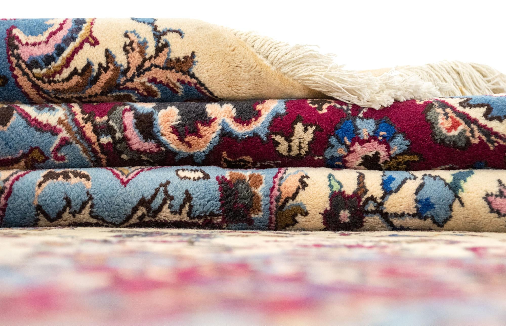 8' 3 x 11' 7 Hand Knotted Kashmar Persian Wool Rug