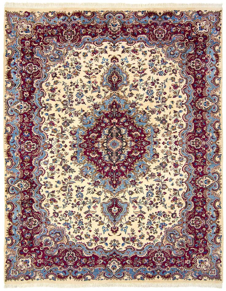 Detail image of 8' 3 x 11' 7 Hand Knotted Kashmar Persian Wool Rug