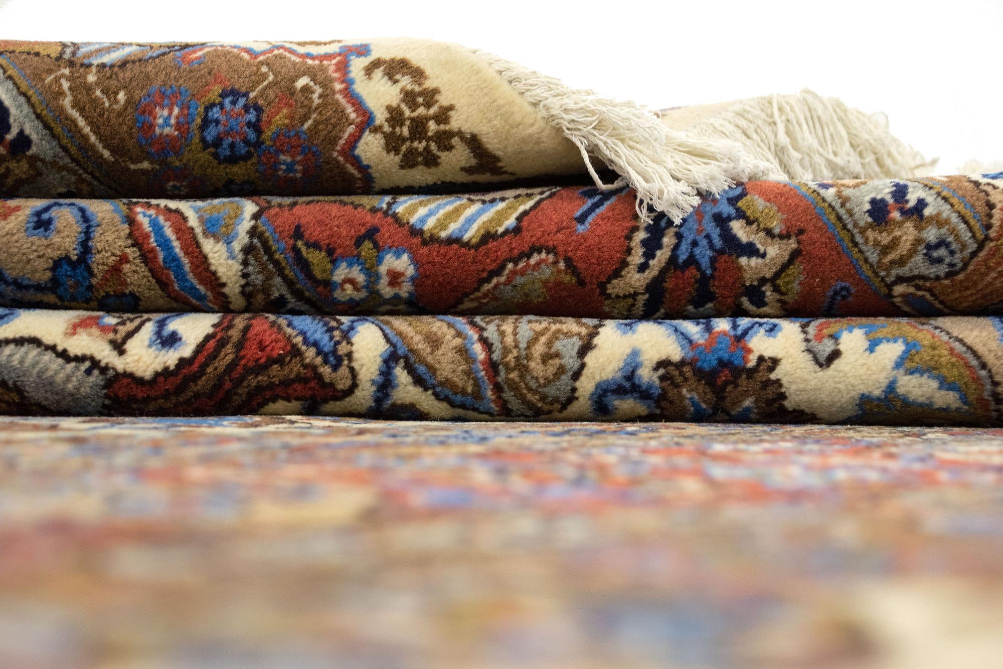 8' 2 x 11' 9 Hand Knotted Kashmar Persian Wool Rug