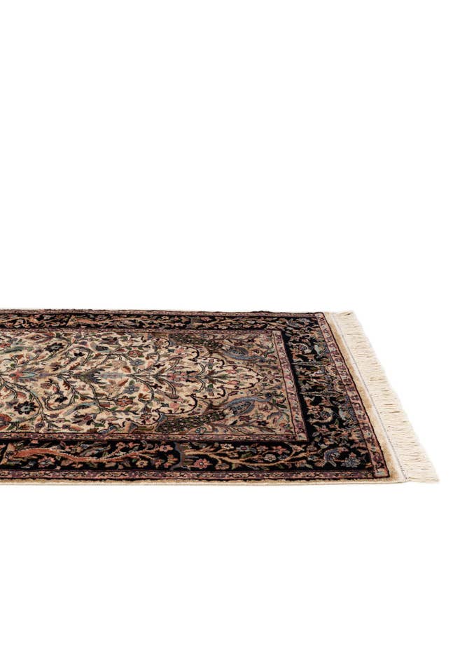 Detail image of 3' 1 x 5' 1 Hand Knotted Kashmir Oriental Rug