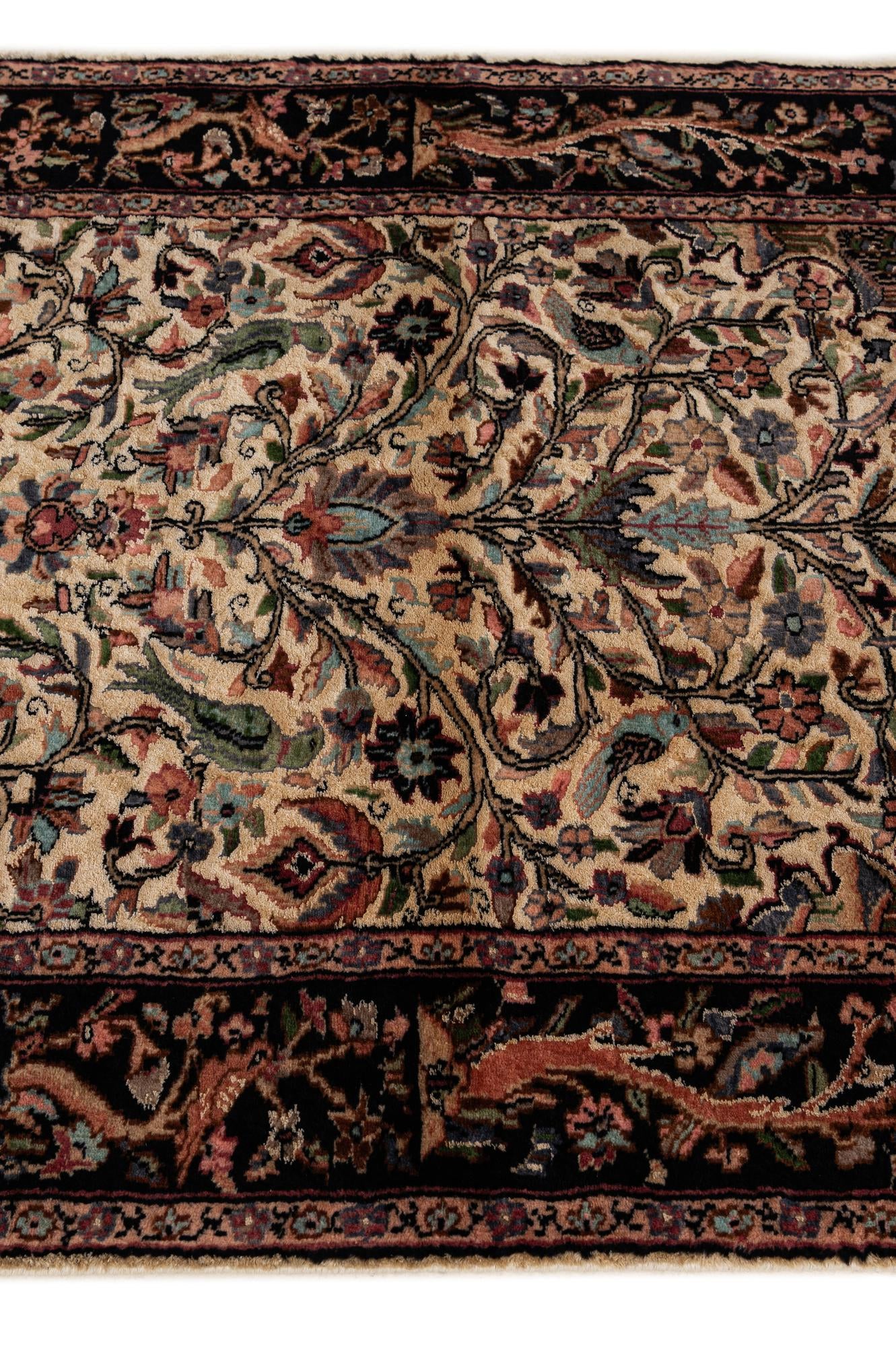 3' 1 x 5' 1 Hand Knotted Kashmir Oriental Rug