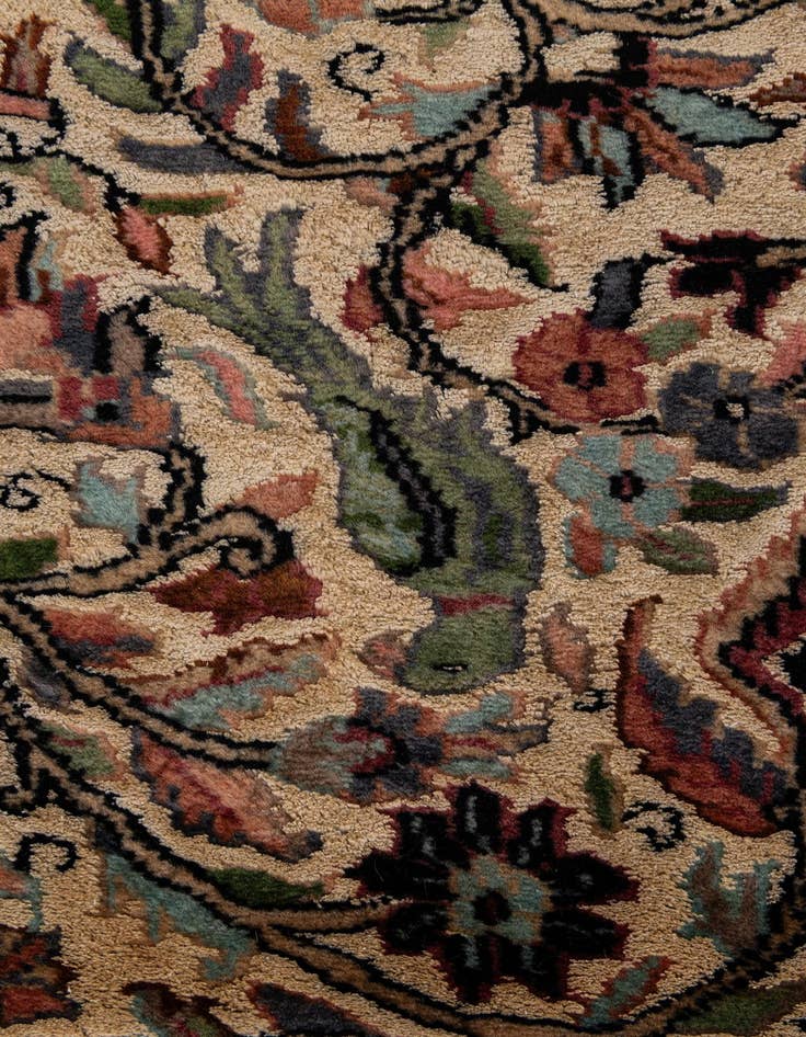 Detail image of 3' 1 x 5' 1  Hand Knotted Kashmir Oriental Rug