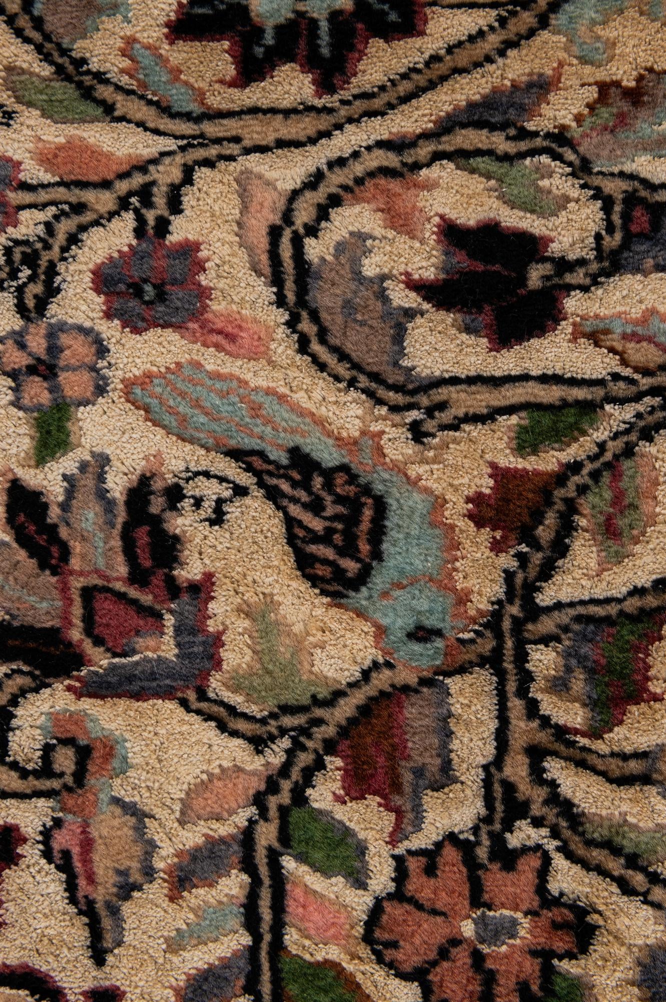 3' 1 x 5' 1 Hand Knotted Kashmir Oriental Rug