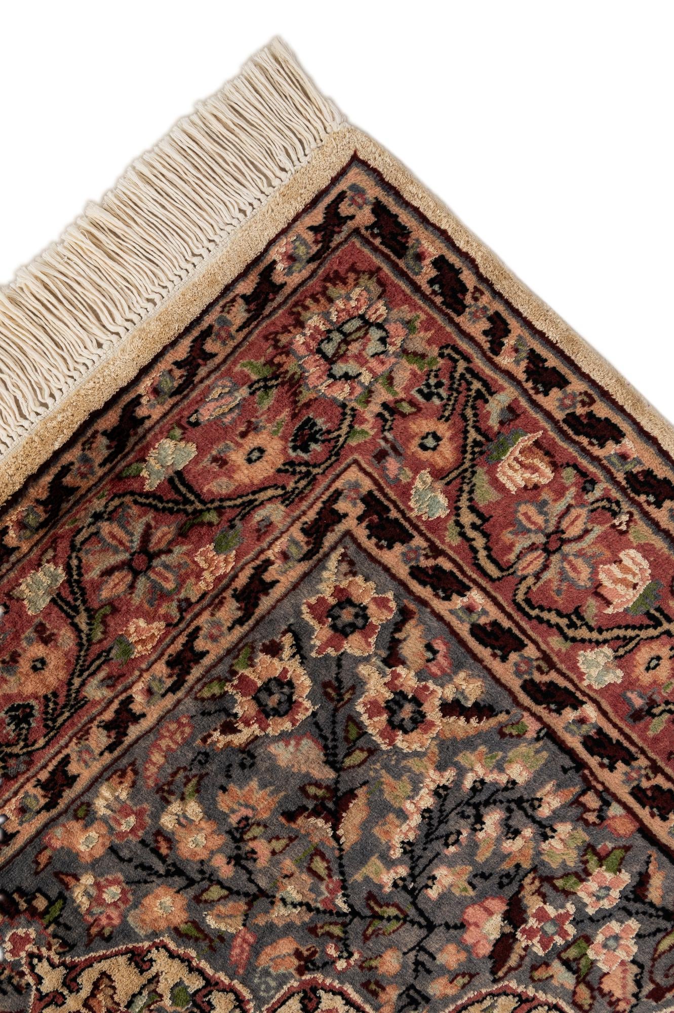 3' 2 x 5' 3 Hand Knotted Kashmir Oriental Rug