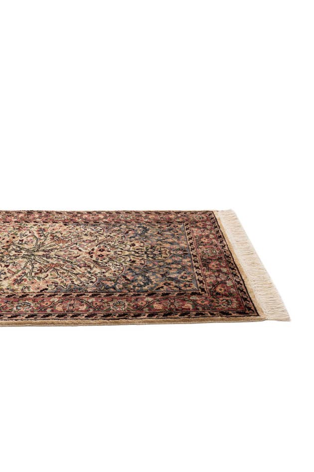 Detail image of 3' 2 x 5' 3 Hand Knotted Kashmir Oriental Rug