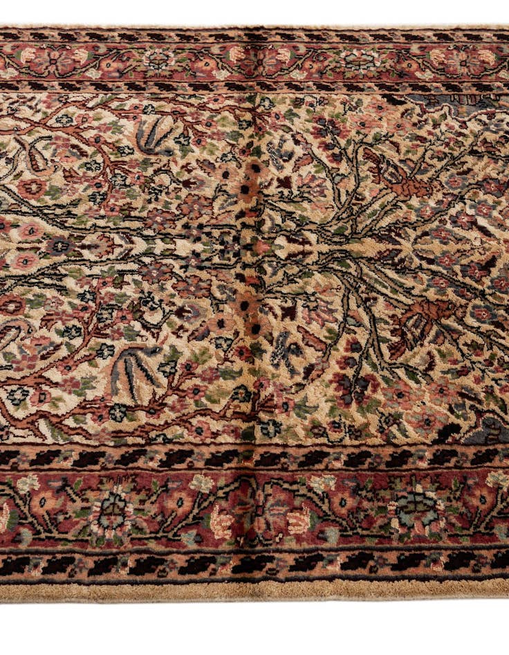 Detail image of 3' 2 x 5' 3  Hand Knotted Kashmir Oriental Rug