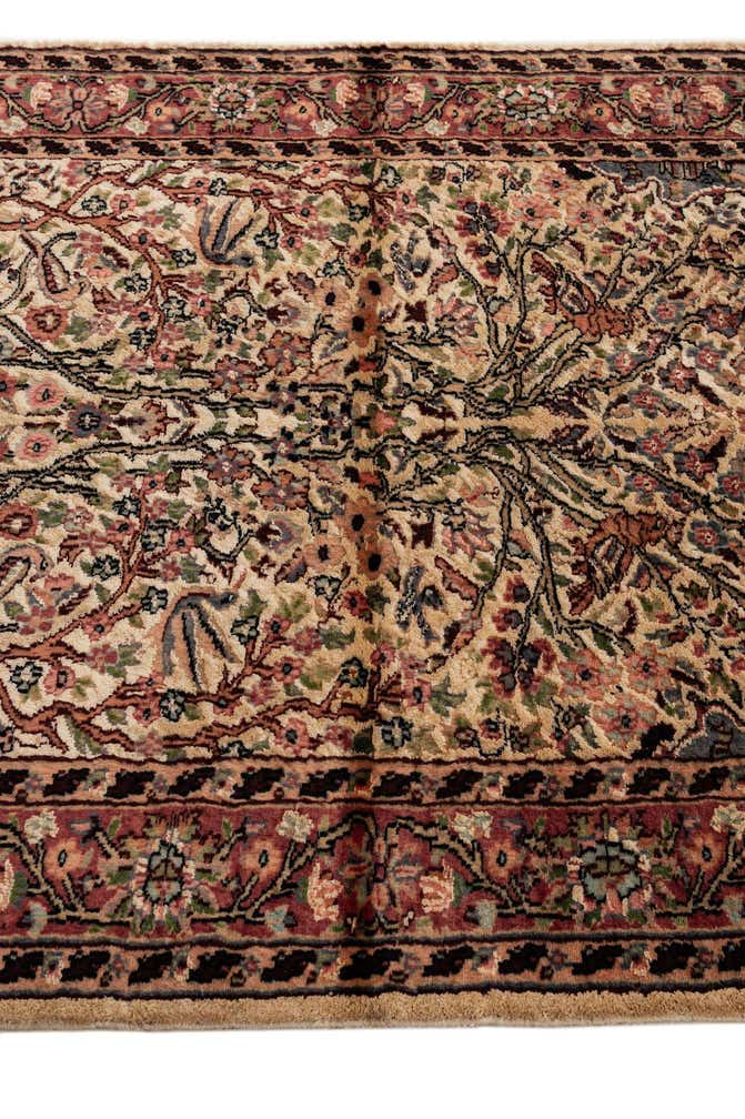 3' 2 x 5' 3 Hand Knotted Kashmir Oriental Rug