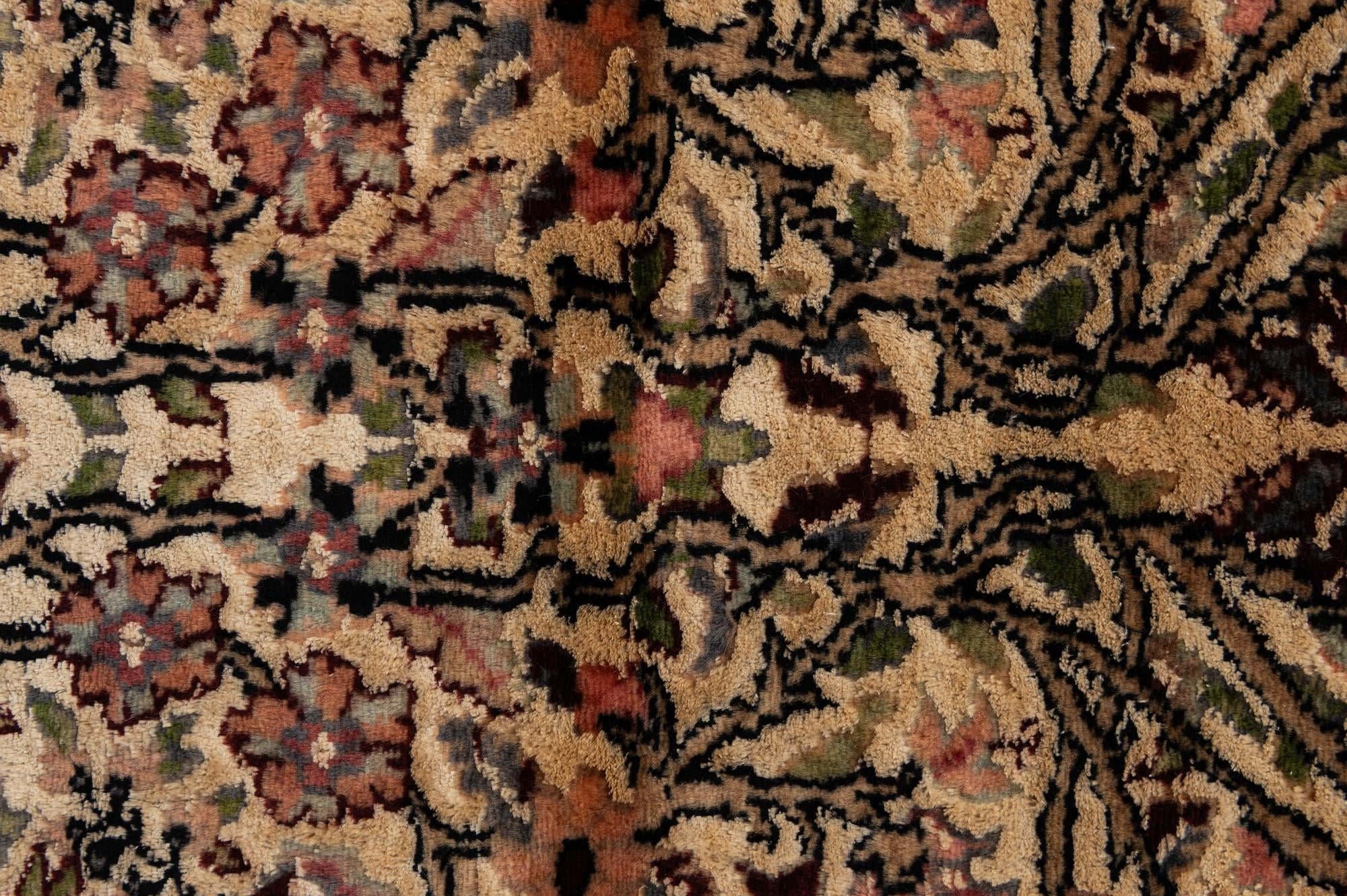 3' 2 x 5' 3 Hand Knotted Kashmir Oriental Rug