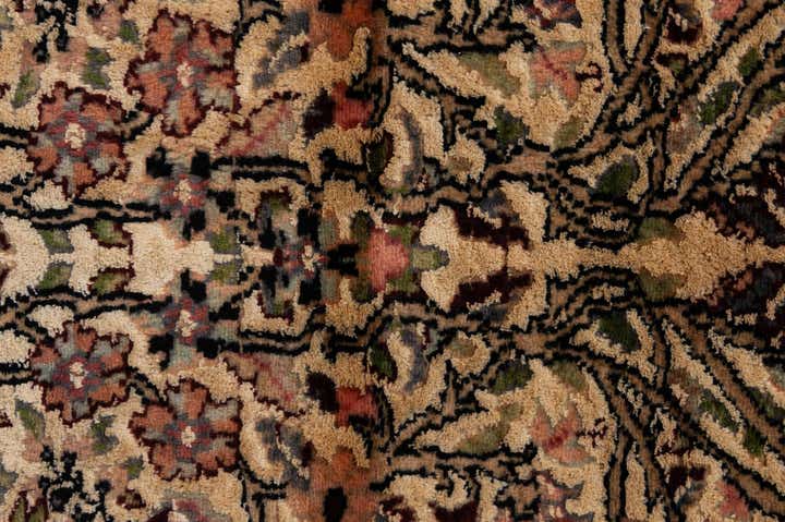 3' 2 x 5' 3 Hand Knotted Kashmir Oriental Rug