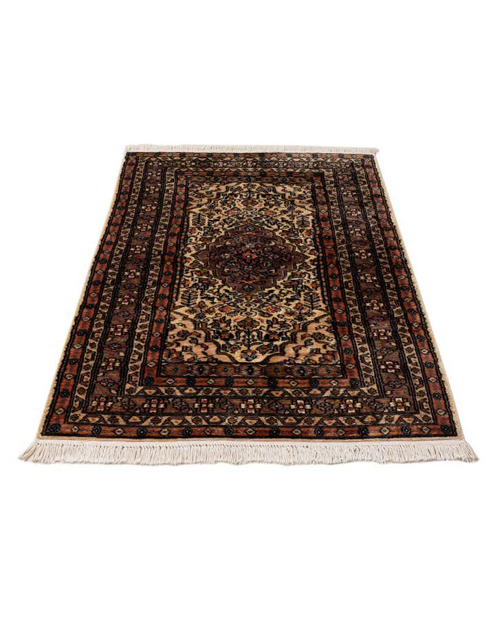 3' 2 x 5' 2 Hand Knotted Kashmir Oriental Rug