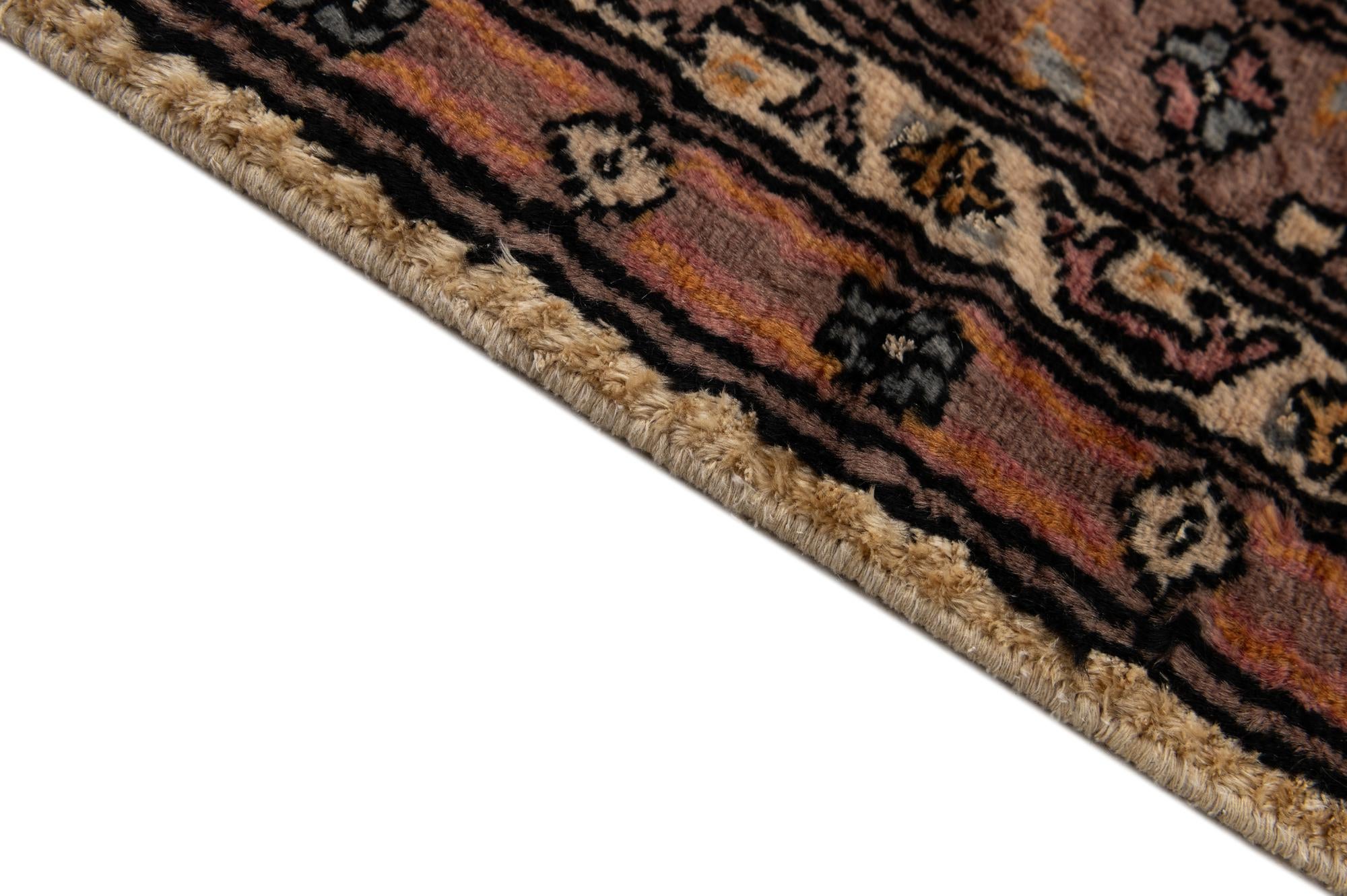 3' 2 x 5' 2 Hand Knotted Kashmir Oriental Rug