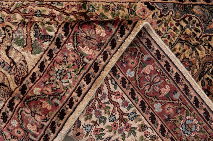 3' 2 x 5' 3 Hand Knotted Kashmir Oriental Rug