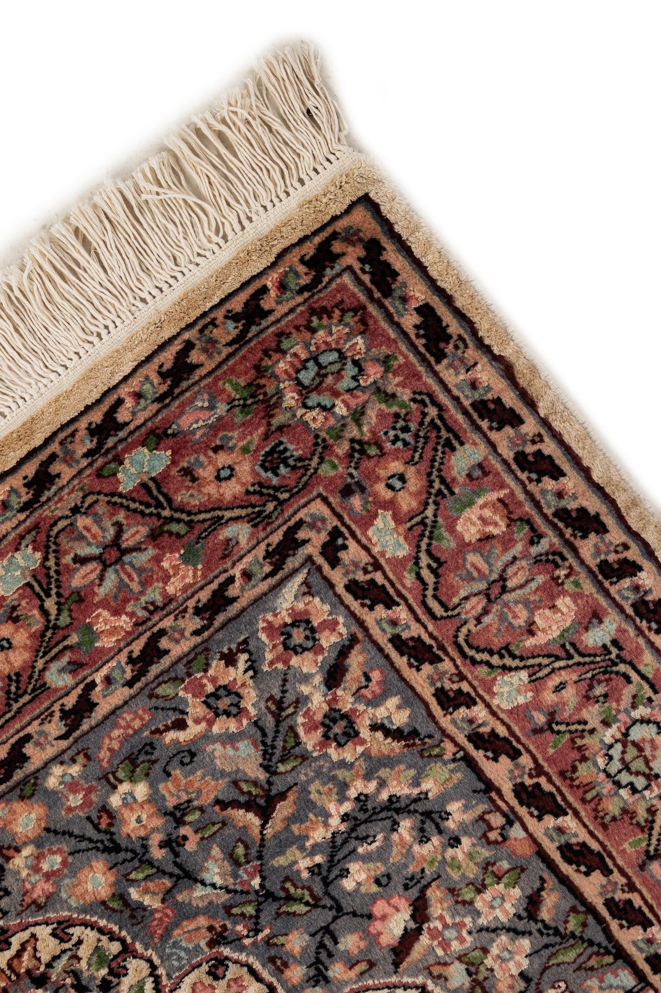 3' 2 x 5' 3 Hand Knotted Kashmir Oriental Rug