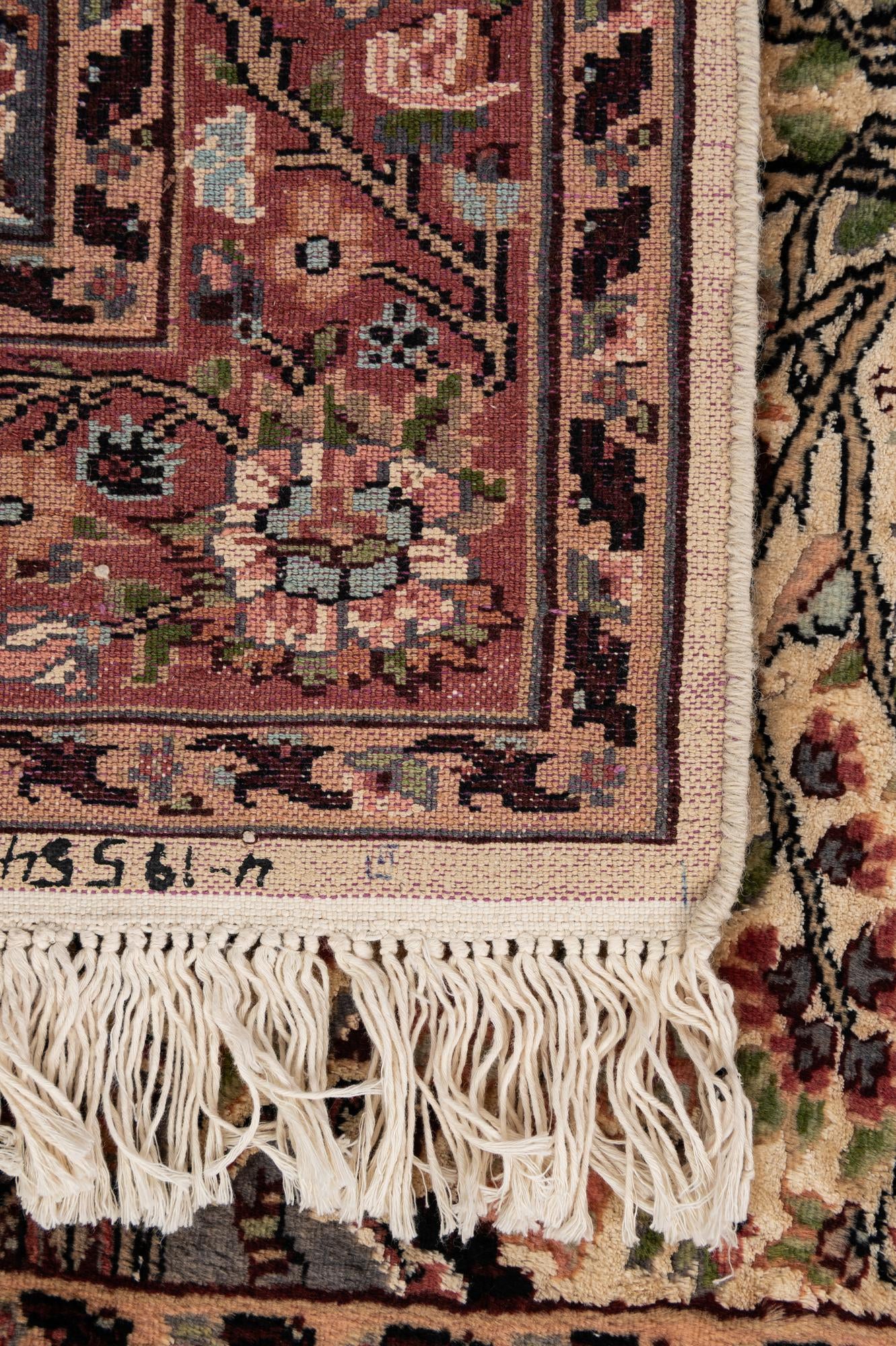 3' 2 x 5' 3 Hand Knotted Kashmir Oriental Rug
