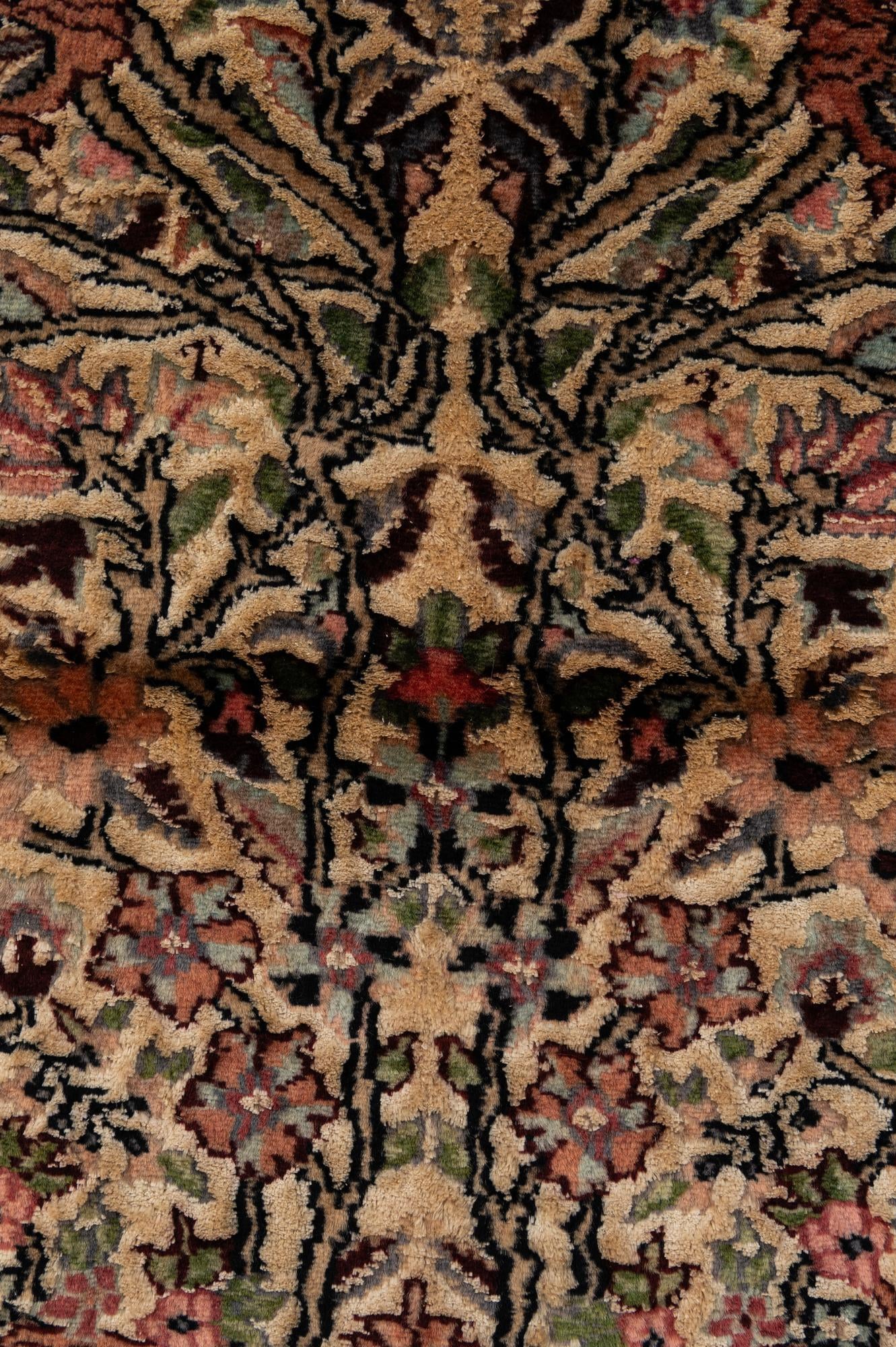 3' 2 x 5' 3 Hand Knotted Kashmir Oriental Rug