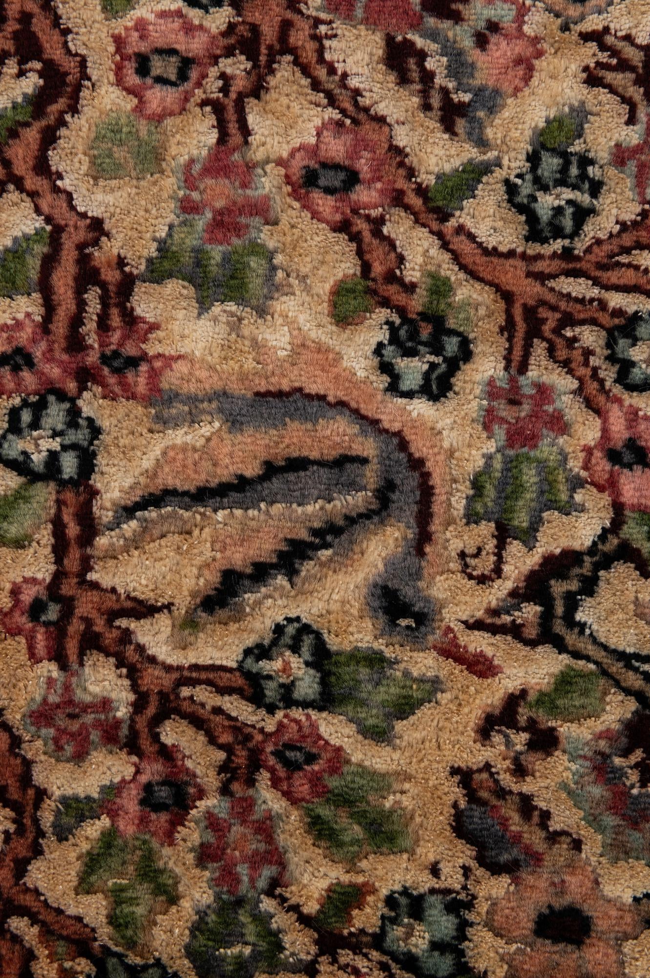 3' 2 x 5' 3 Hand Knotted Kashmir Oriental Rug