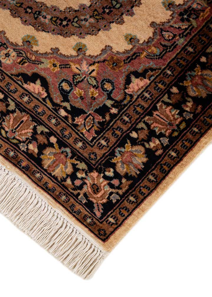 3' 3 x 5' Hand Knotted Kashmir Oriental Wool Rug