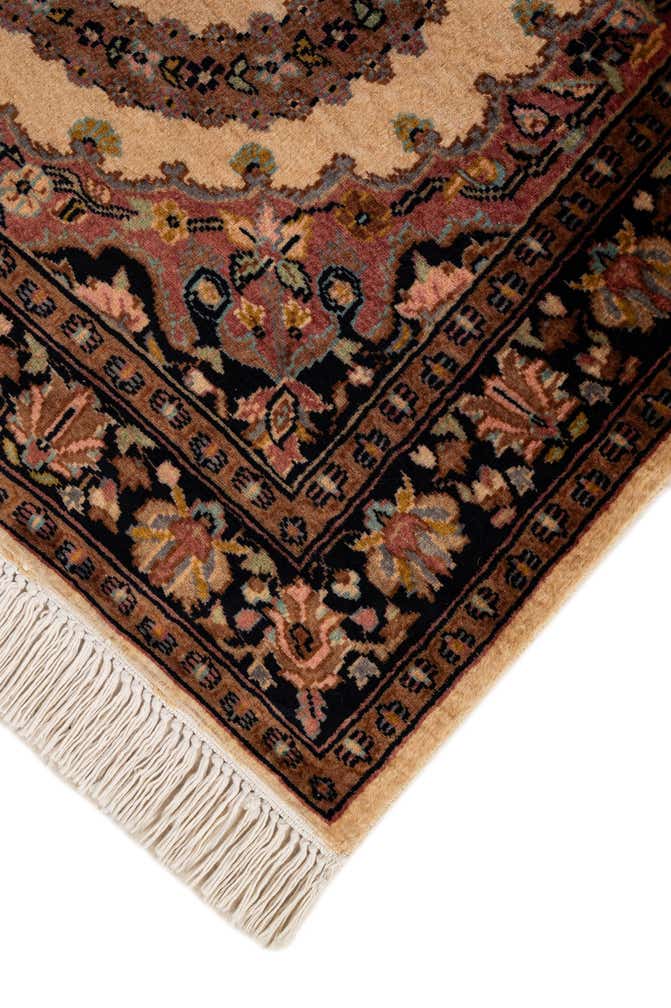 3' 3 x 5' Hand Knotted Kashmir Oriental Wool Rug