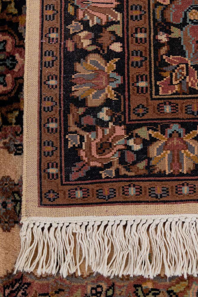 3' 3 x 5' Hand Knotted Kashmir Oriental Wool Rug