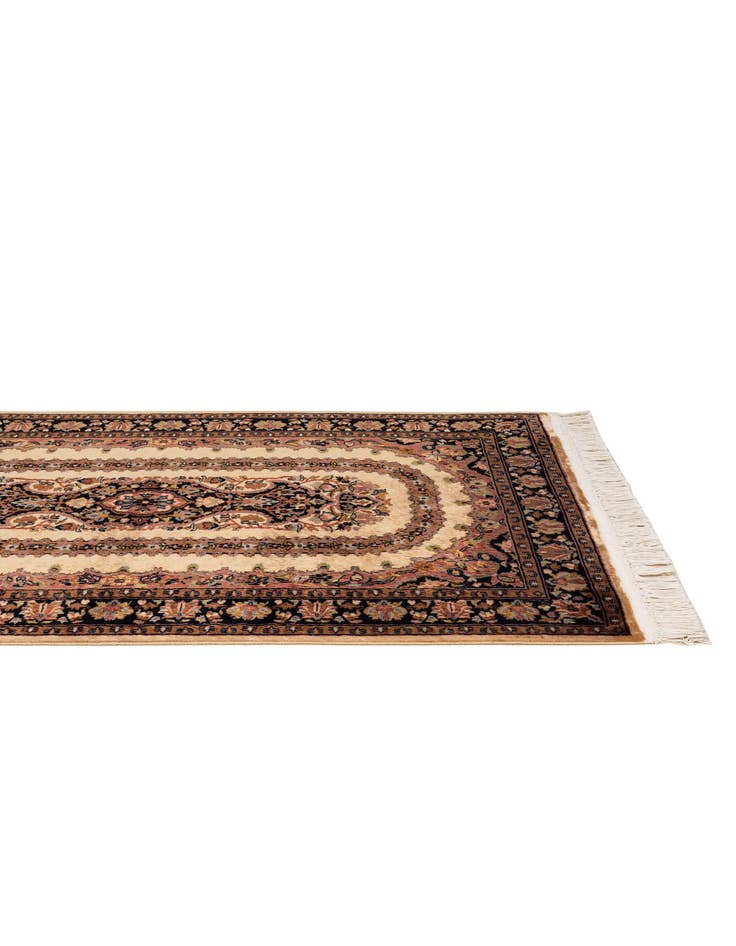 Detail image of 3' 3 x 5'  Hand Knotted Kashmir Oriental Wool Rug