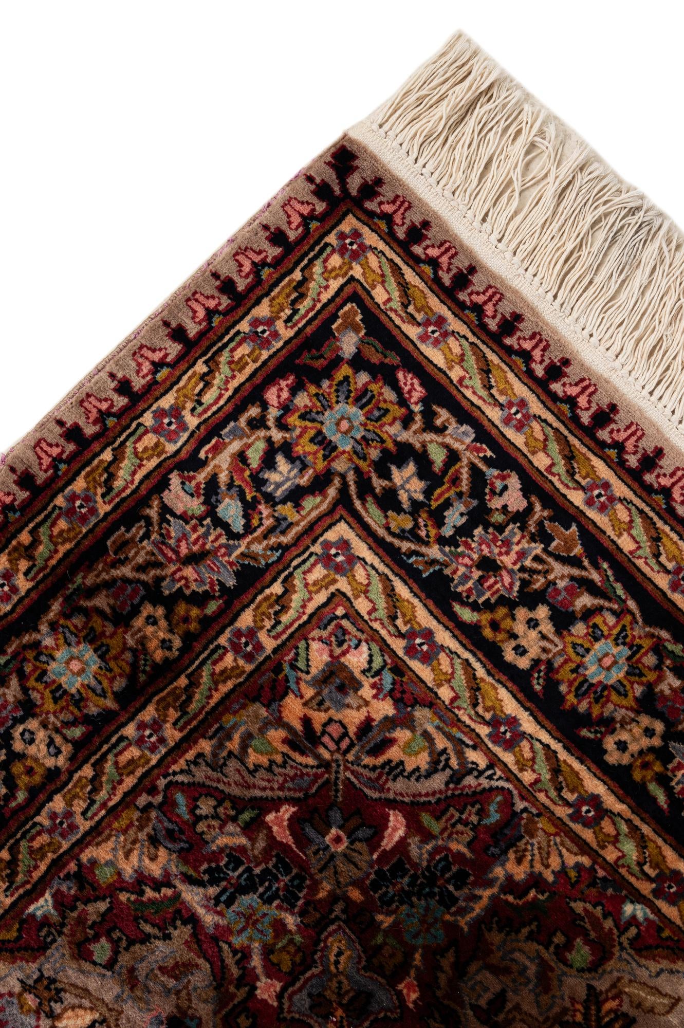 4' 1 x 6' 1 Hand Knotted Kashmir Rug