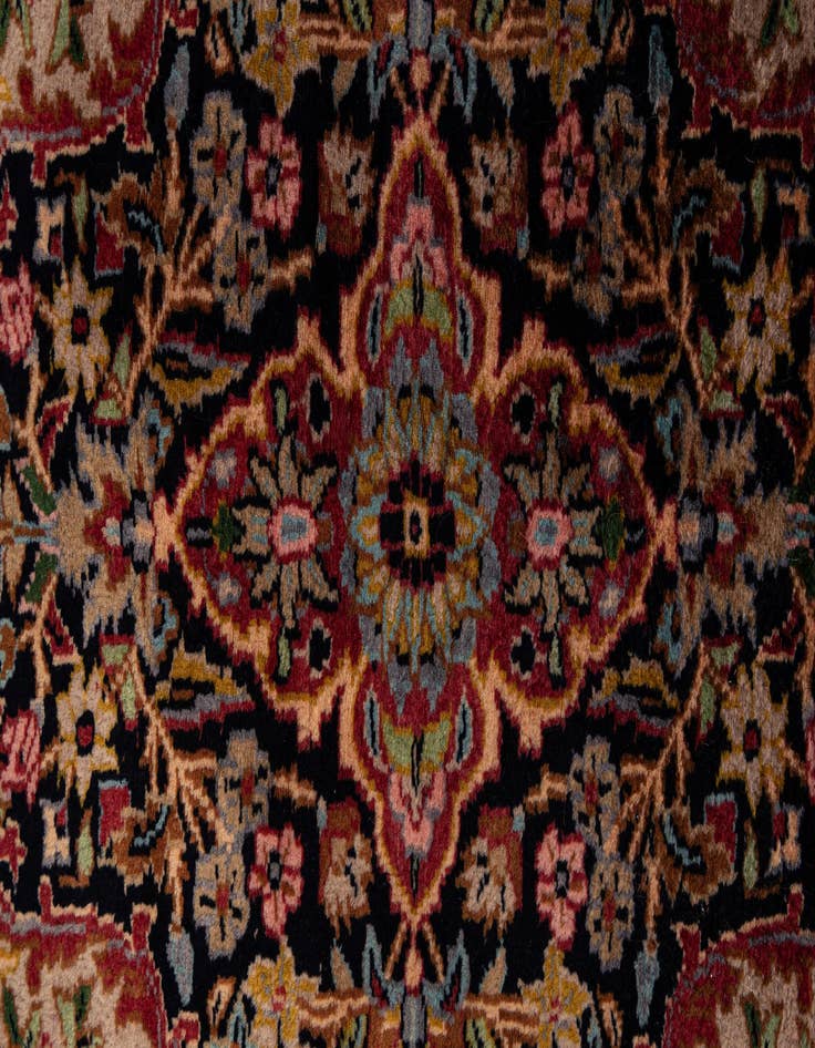 Detail image of 4' 1 x 6' 1  Hand Knotted Kashmir Rug