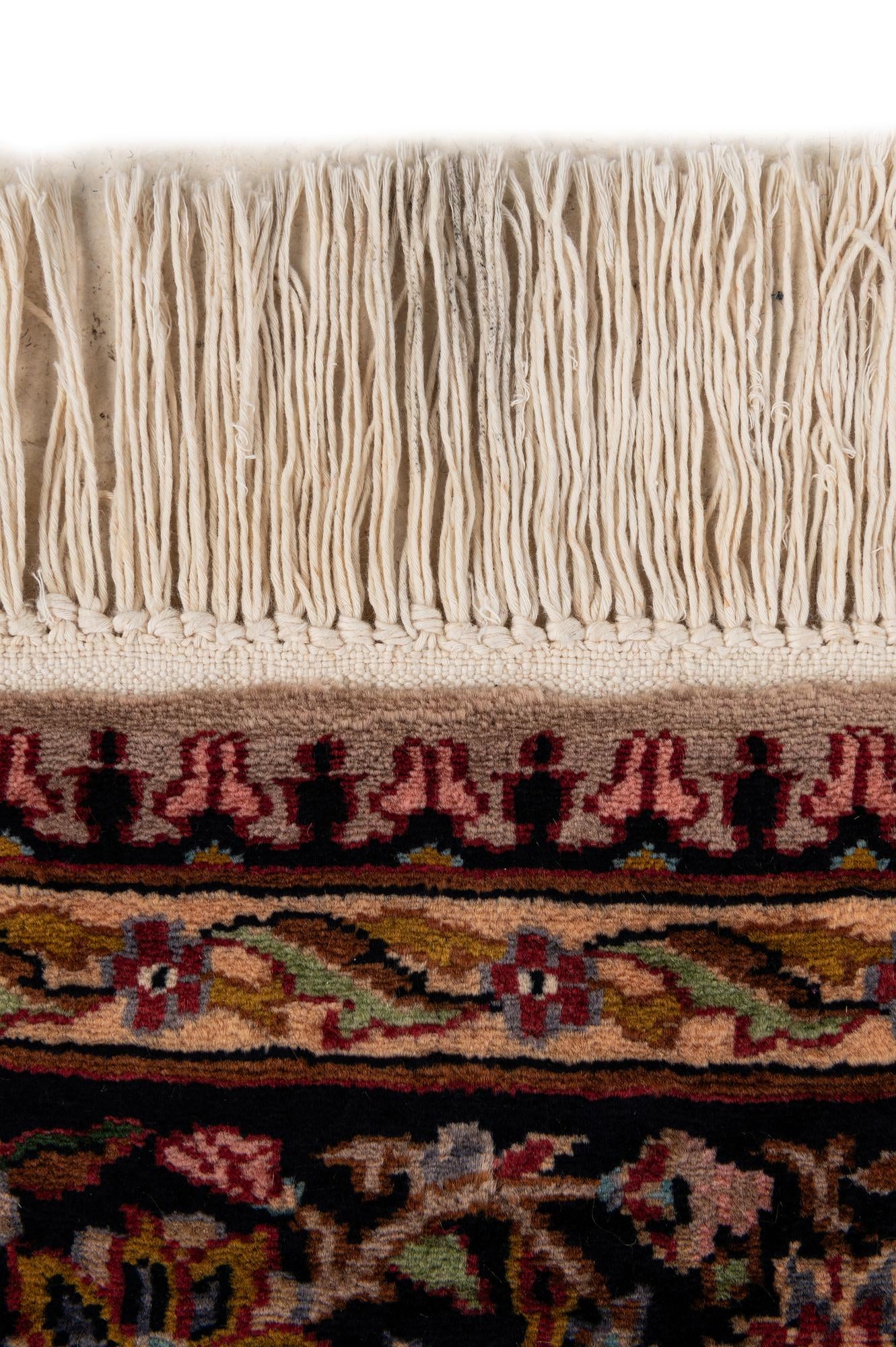 4' 1 x 6' 1 Hand Knotted Kashmir Rug