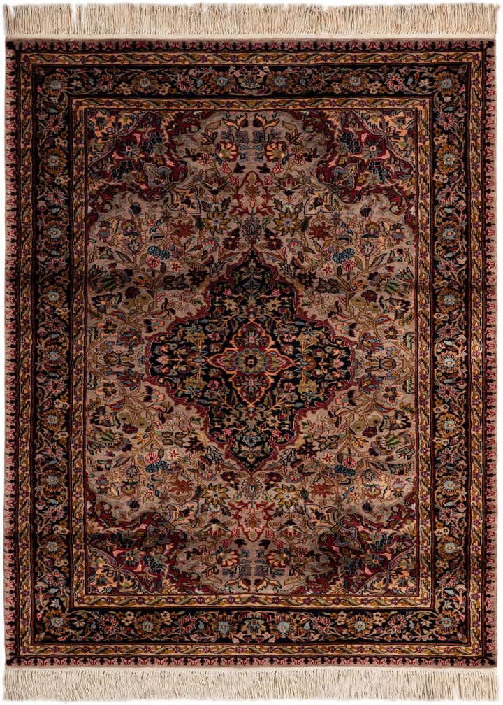 4' 1 x 6' 1 Hand Knotted Kashmir Rug