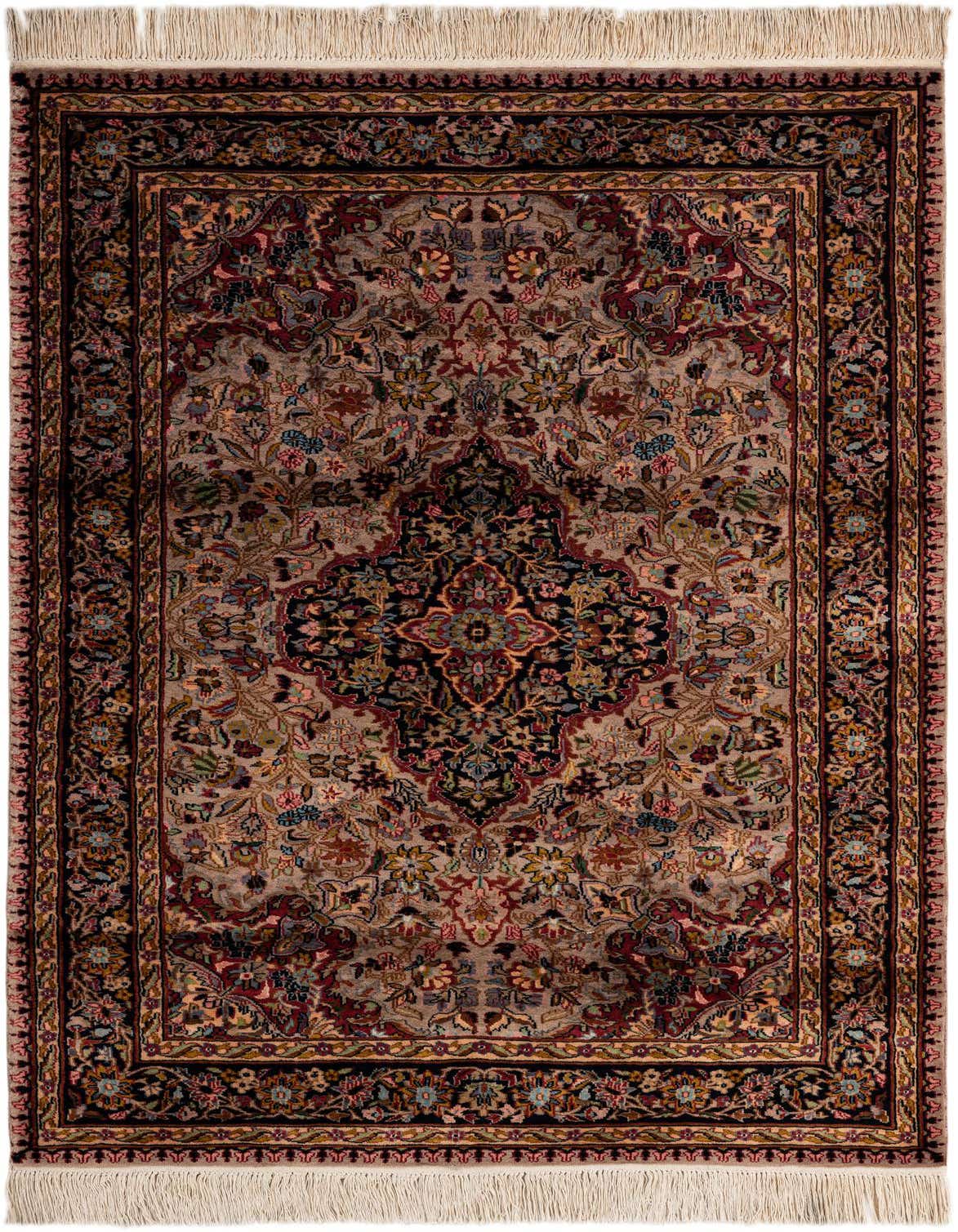 4' 1 x 6' 1 Hand Knotted Kashmir Rug