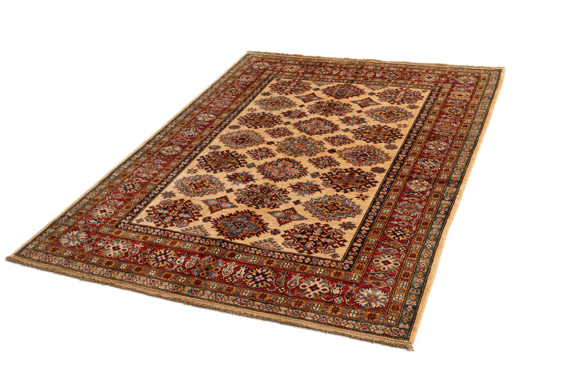 4' 11 x 6' 8 Kazak Wool Rug