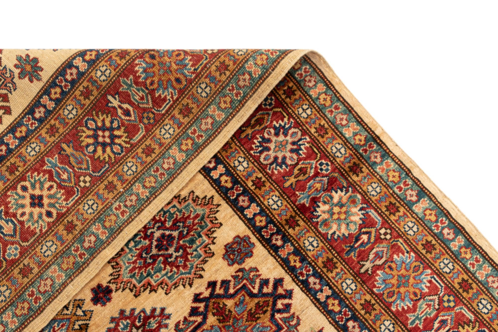 4' 11 x 6' 8 Kazak Wool Rug