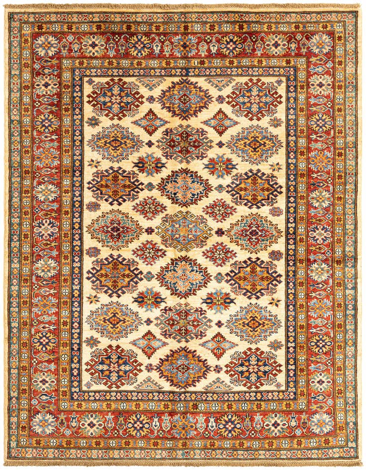 Detail image of 4' 11 x 6' 8 Kazak Wool Rug