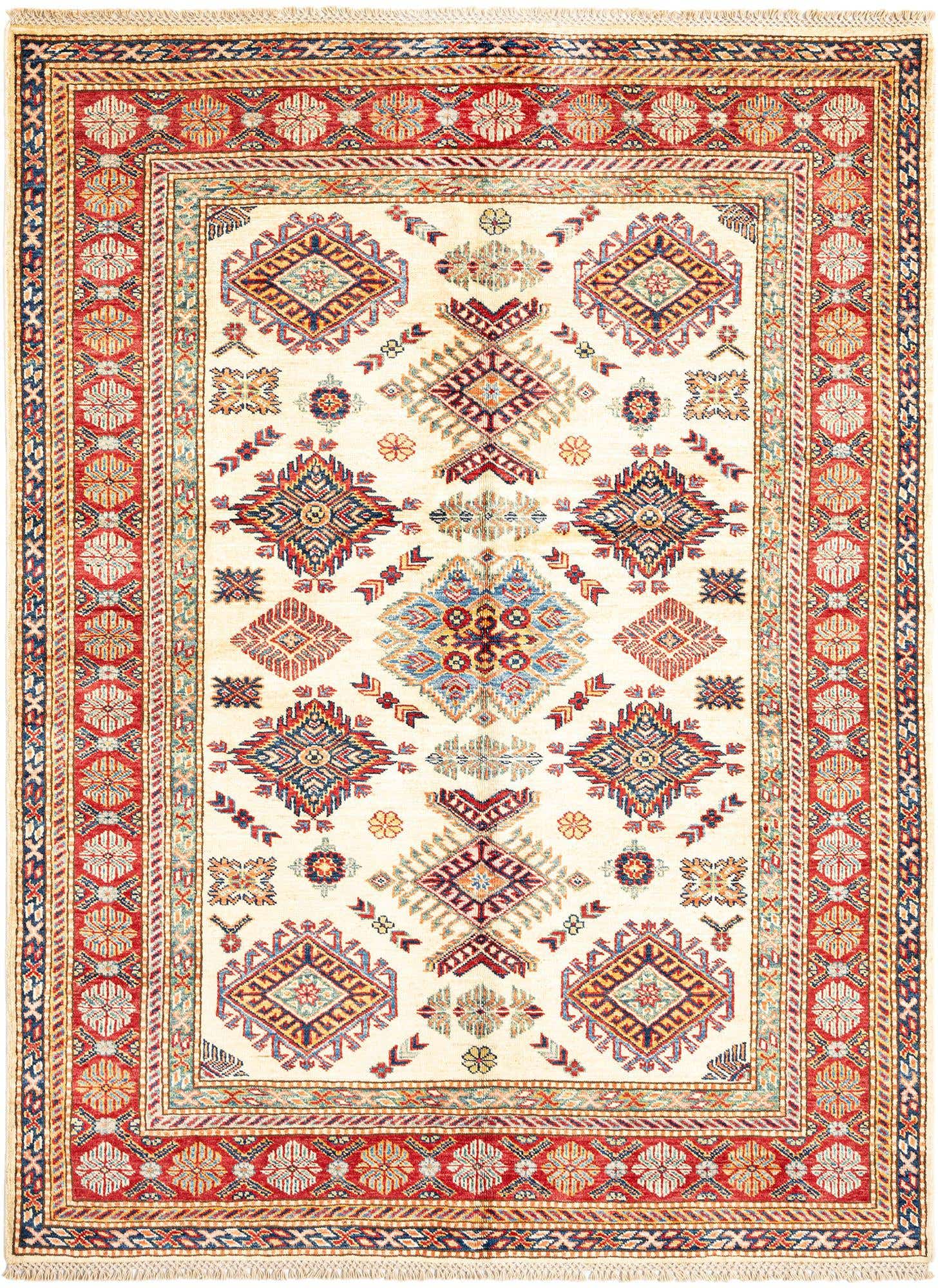 4' 11 x 6' 8 Kazak Wool Rug