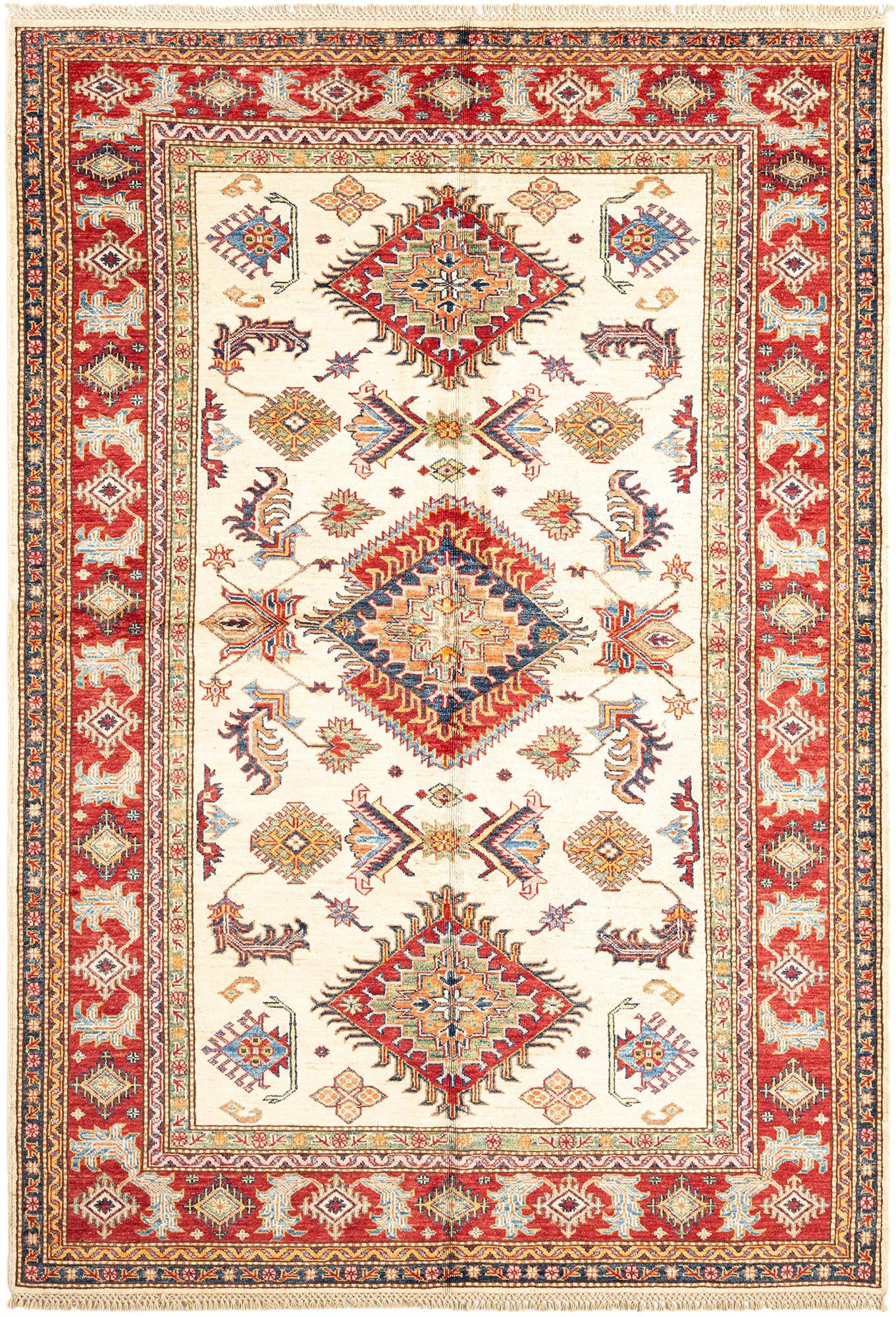5' 6 x 8' Kazak Wool Rug