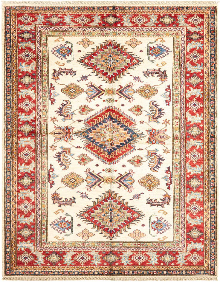 Detail image of 5' 6 x 8' Kazak Wool Rug