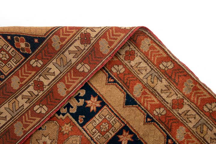4' x 6' 6 Kazak Wool Rug