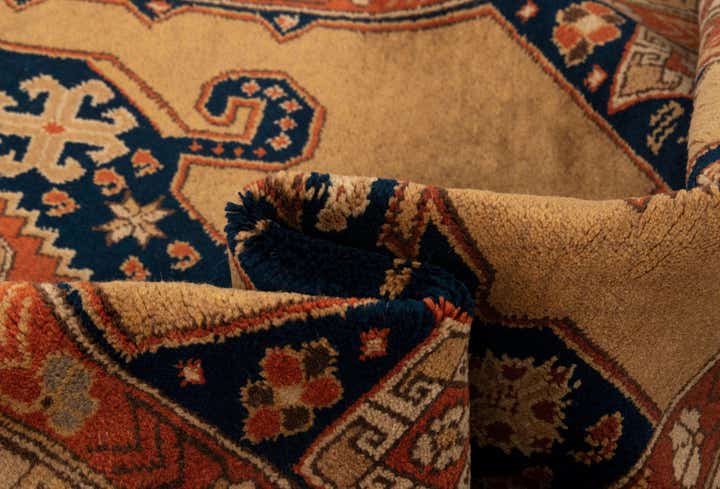 4' x 6' 6 Kazak Wool Rug