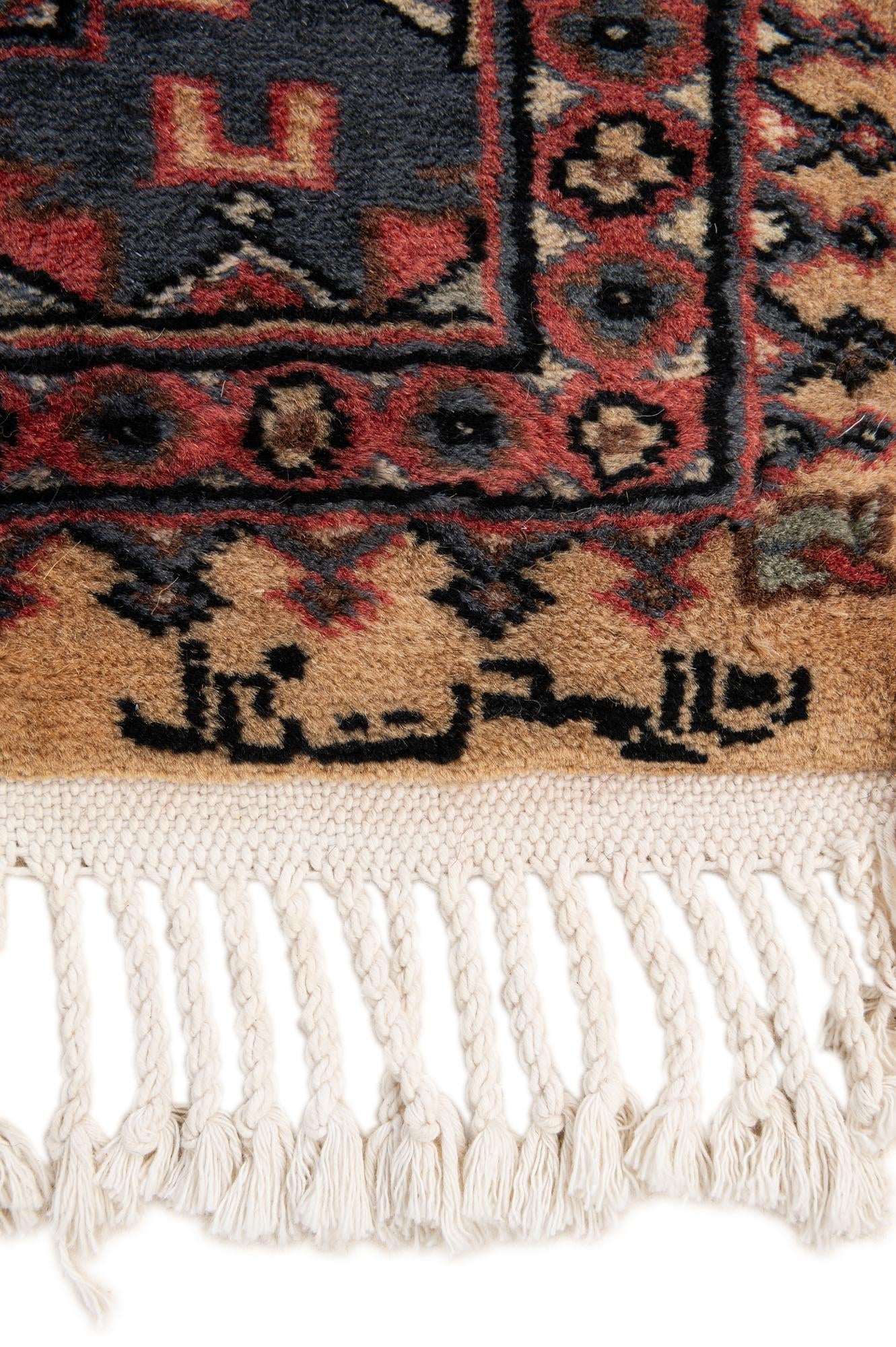 4' 2 x 6' 2 Hand Knotted Kazak Oriental Wool Rug