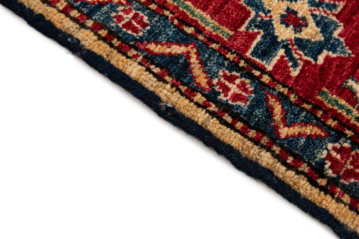 4' 9 x 8' 4 Hand Knotted Kazak Wool Rug