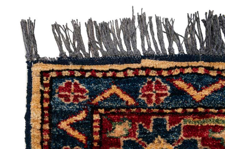 4' 9 x 8' 4 Hand Knotted Kazak Wool Rug