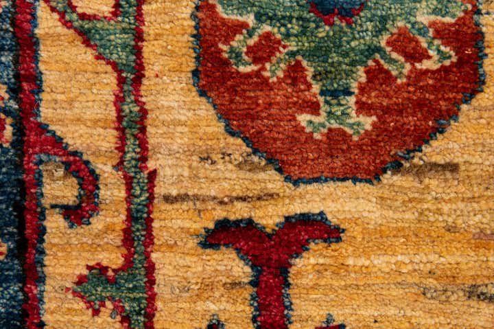4' 9 x 8' 4 Hand Knotted Kazak Wool Rug