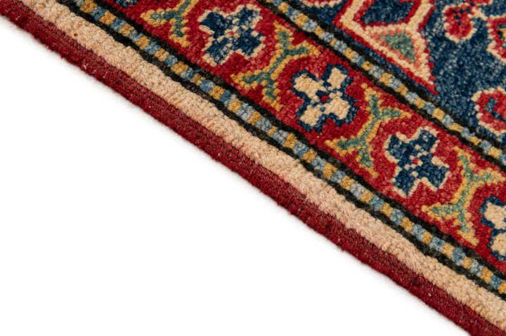 4' 3 x 6' 4 Hand Knotted Kazak Wool Rug