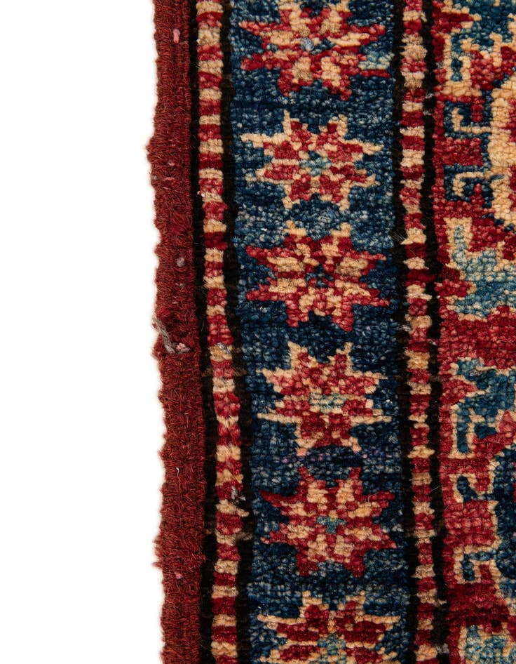 Detail image of 4' 1 x 6' 6  Hand Knotted Kazak Wool Rug