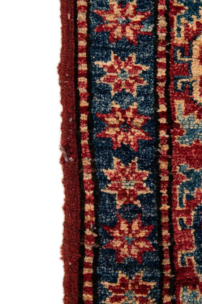 4' 1 x 6' 6 Hand Knotted Kazak Wool Rug